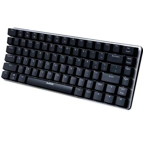 Ajazz AK33 Wired Gaming Mechanical Keyboard Blue Switch 82 Keys No Conflict USB Keyboard With Multimedia Keys Durable - Black - Image 3