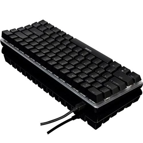 Ajazz AK33 Wired Gaming Mechanical Keyboard Blue Switch 82 Keys No Conflict USB Keyboard With Multimedia Keys Durable - Black - Image 4