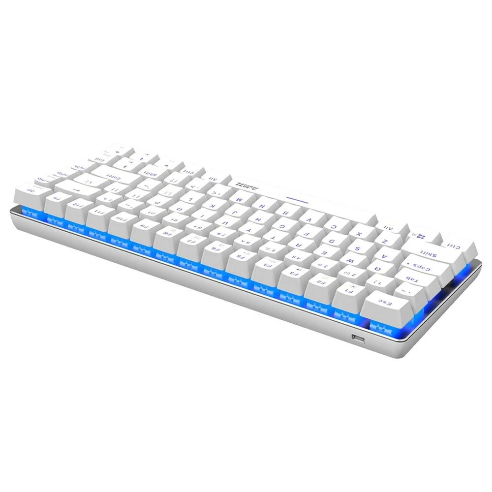 Ajazz AK33 Mechanical Blue Switches Mechanical Keyboard Full Backlight For Windows 7/8/Vista/XP/98SE/ME - White - Image 3