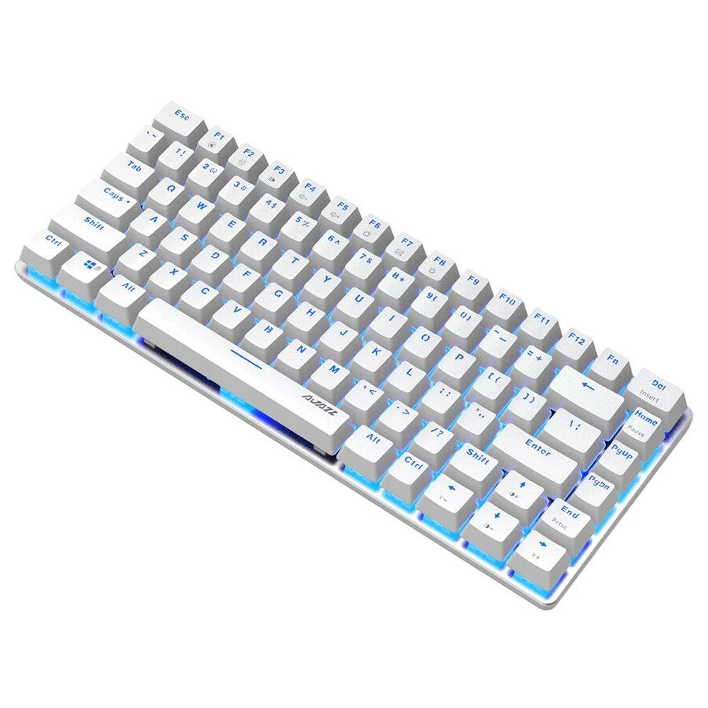 Ajazz AK33 Mechanical Blue Switches Mechanical Keyboard Full Backlight For Windows 7/8/Vista/XP/98SE/ME - White - Image 5