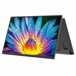 AOSIMAN 140FCC 14'' Ultra Slim Portable Game Monitor 1920x1200 16:10 HDR 4mm IPS Narrow Frame Panel Plastic Shell 99% SRGB 1500:1 Full View External Display With Stereo Dual Speakers Mini HDMI USB Type-C Second Screen For Laptop PC Phone Xbox-JP Plug