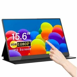 AOSIMAN ASM-156FCT Portable Monitor 15.6 Inch IPS HDR 1920*1080 Resolution Full Metal Body Dual Type-C+Mini HDMI