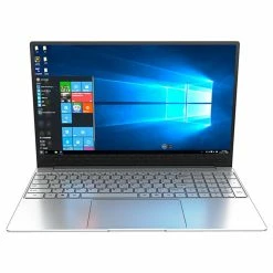 CENAVA F158G Laptop Intel Celeron J4125 15.6 Inch 1920 X 1080 IPS Screen Intel UHD Graphics 600 Windows 10 8GB DDR4 256GB SSD Full Size Backlit Keyboard English Version - Silver