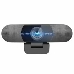 EMeet C960 1080P Webcam With Privacy Cover Built-in Noise-cancelling Microphone USB Connection For Online Education, Conferences, Video Calls - Black