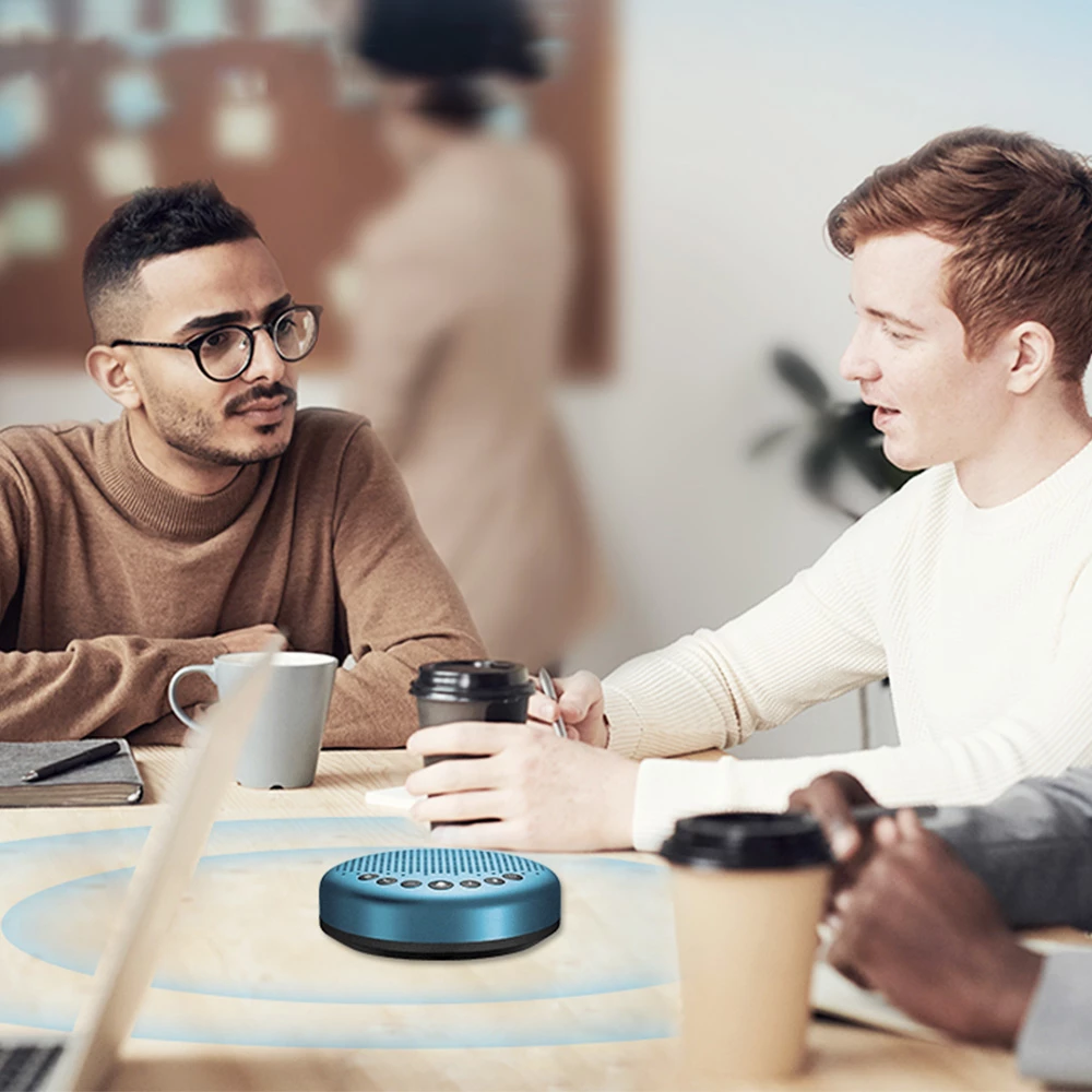 EMeet Luna Lite Portable Computer Speaker VoiceIA Noise Reduction Mode, USB, Bluetooth, AUX Connection - Image 5