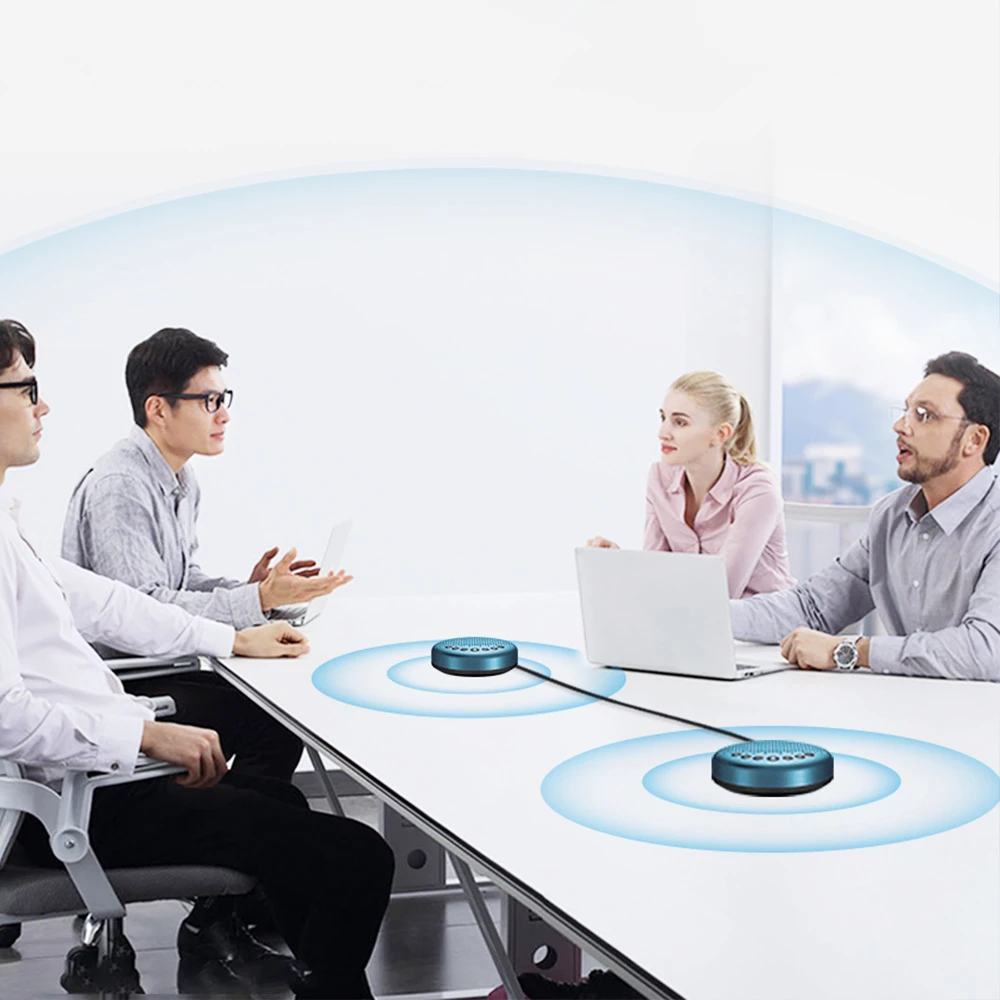 EMeet Luna Lite Portable Computer Speaker VoiceIA Noise Reduction Mode, USB, Bluetooth, AUX Connection - Image 6