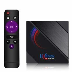 H96 MAX H616 4GB/32GB Android 10 TV Box Android 10.0 Allwinner H616 2.4G+5.8G WiFi 100Mbps LAN Bluetooth