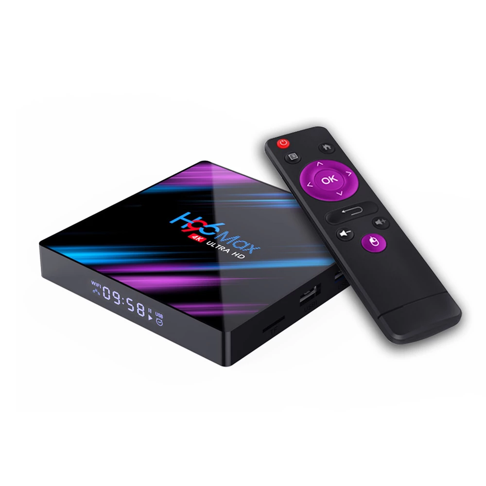 H96 MAX RK3318 Android 9.0 4GB/64GB 4K TV Box 2.4G/5G Wifi LAN Bluetooth - Image 2
