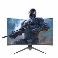 KTC H27S17 27-inch 1500R Curved Gaming Monitor QHD 2560x1440 16:9 ELED 165Hz 99% SRGB 4000:1 Contrast Ratio 1ms MPRT Response Time Low Motion Blur Compatible With FreeSync G-Sync USB HDMI2.0 2xDP1.2 Audio Out VESA Mount