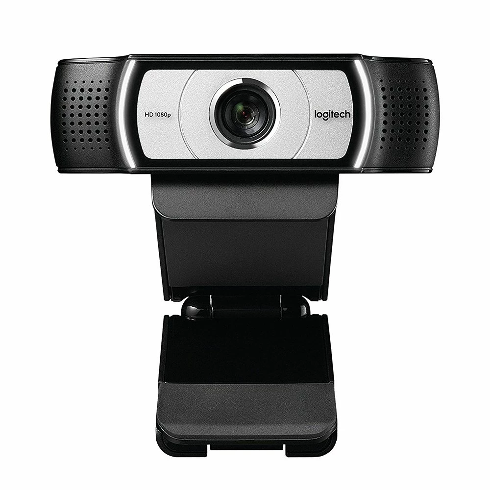 Logitech C930c/C930e 1080P HD Video Webcam Auto Focus Dual Stereo 90-Degree Extended View Microsoft Lync 2013 And Skype Certified - Black - Image 3