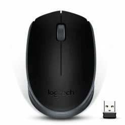 Logitech M171 2.4G Wireless Mouse Plug And Play - Black