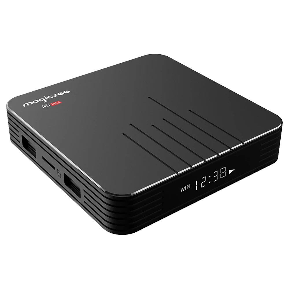 MAGICSEE N5 MAX Amlogic S905X3 Android 9.0 8K Video Decode TV BOX 4GB/32GB 100Mbps LAN HDMI2.1 2.4G+5G WIFI Bluetooth USB3.0 - Image 3