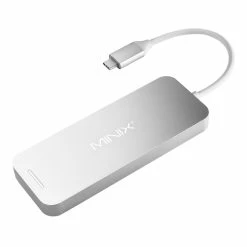 MINIX NEO S2 SSD USB-C Multiport Storage HUB With 240G SSD Type-C To HDMI + USB3.0 - Silver