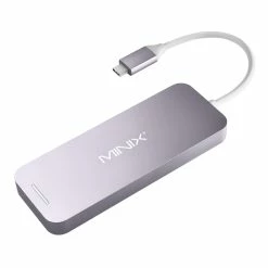 MINIX NEO S2 SSD USB-C Multiport Storage HUB With 240G SSD Type-C To HDMI + USB3.0 - Space Gray