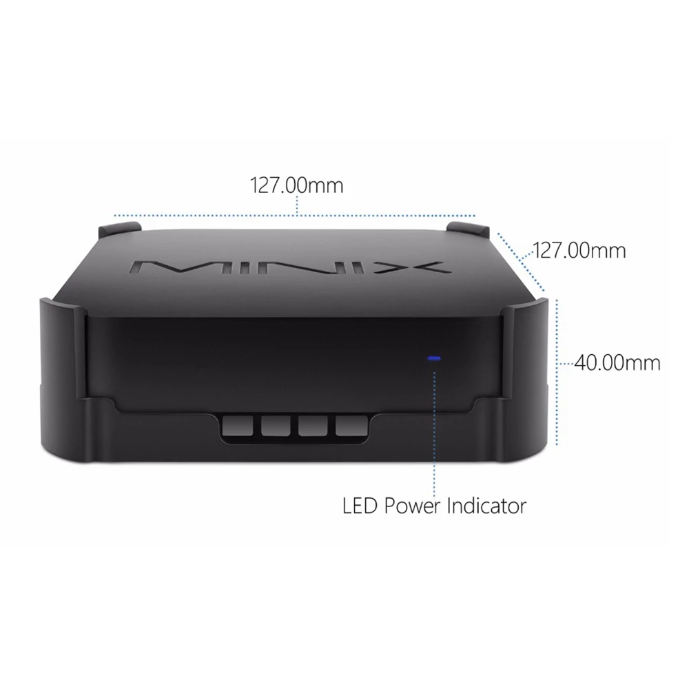 MINIX NEO Z83-4 Plus Intel Atom X5-Z8350 Windows 10 4GB/64GB Fanless Mini PC Dual Band WiFi Gigabit LAN USB3.0 HDMI + MINI DP - Image 3