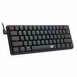Redragon K615P-KBS Elise Pro Wireless Bluetooth Tri-Mode RGB Mechanical Keyboard Ultra-Thin Low Profile Blue Switch