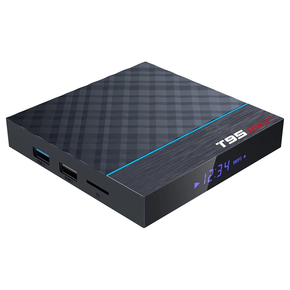 T95 MAX+ Amlogic S905x3 Android 9.0 8K Video Decode Gaming TV Box Google Play 4GB/64GB USB3.0 2.4G+5G WiFi Bluetooth LAN - Image 2