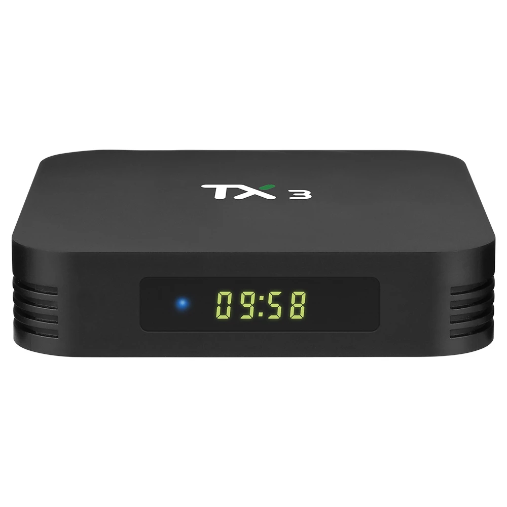 TANIX TX3 ALICE UX 4GB/32GB Amlogic S905x3 8K Video Decode Android 9.0 TV Box Bluetooth 2.4G+5.8G WiFi LAN LAN USB3.0 Youtube Netflix Google Play
