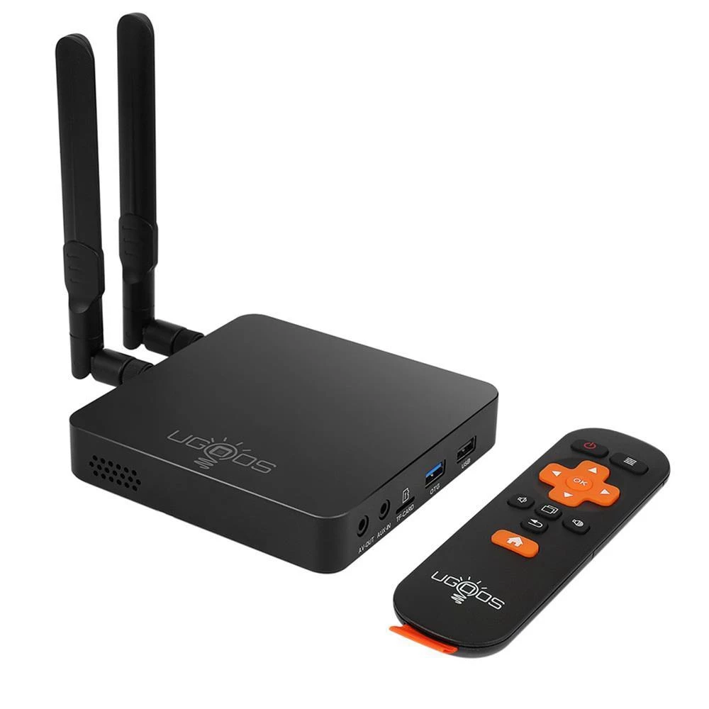 UGOOS AM6 Amlogic S922X Android 9.0 TV BOX 2G/16G 2.4G+5G WIFI 1000M LAN Bluetooth 5.0 USB3.0 - Black