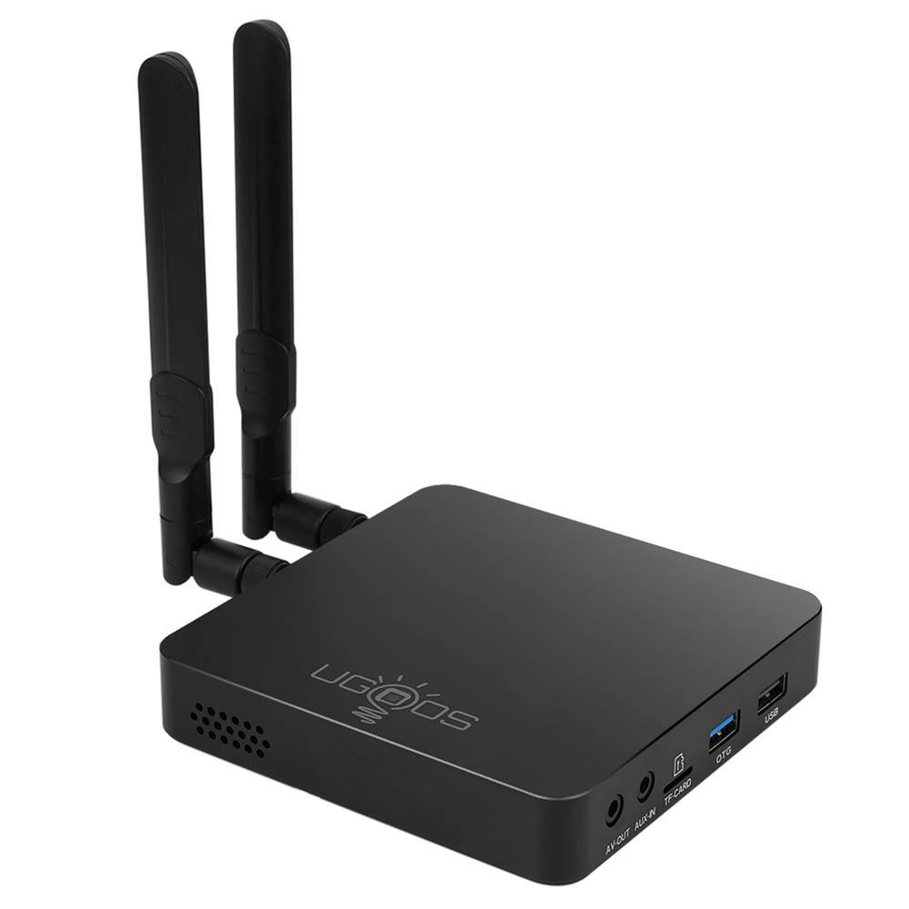 UGOOS AM6 Amlogic S922X Android 9.0 TV BOX 2G/16G 2.4G+5G WIFI 1000M LAN Bluetooth 5.0 USB3.0 - Black - Image 2
