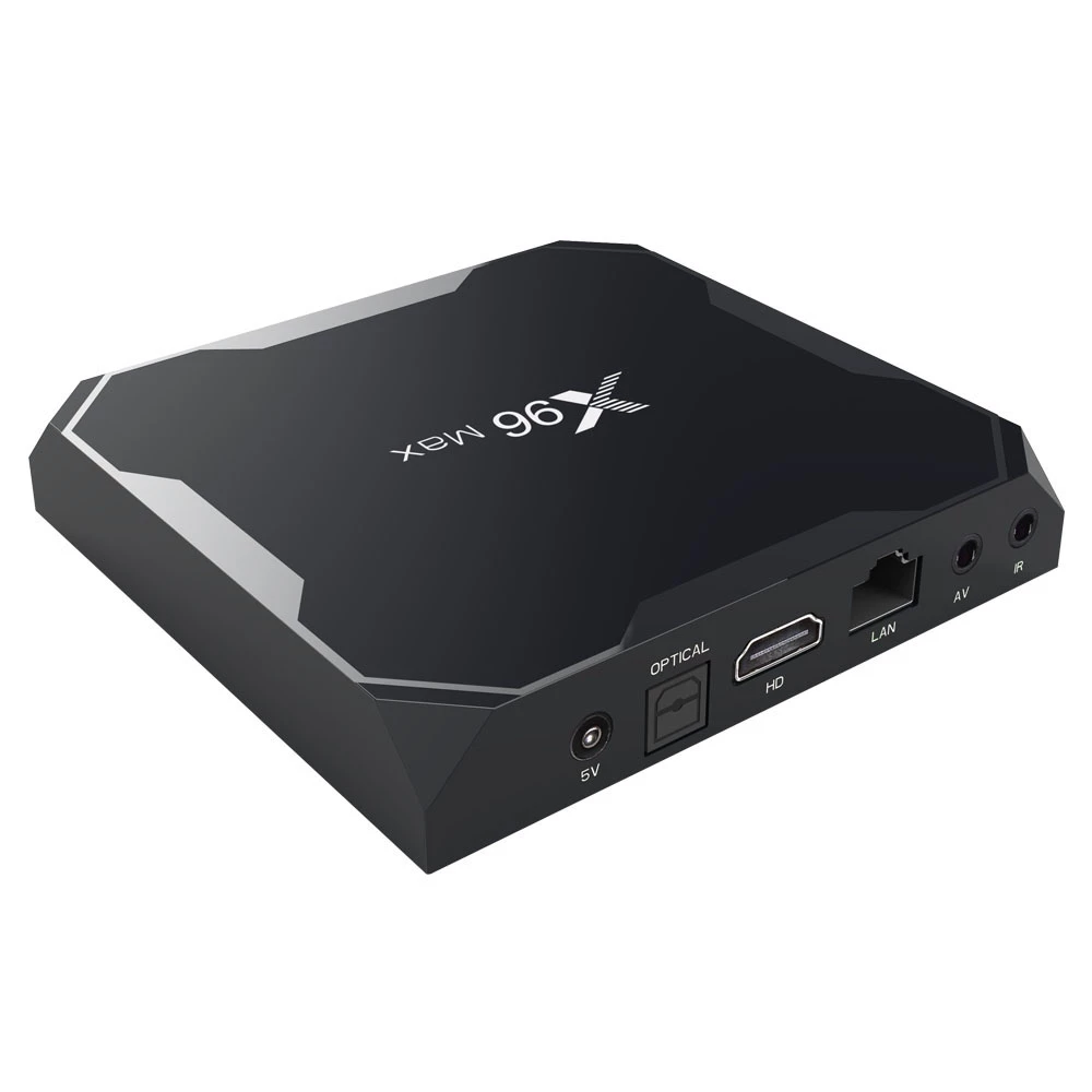 X96 MAX Plus 4GB/64GB Amlogic S905x3 Android 9.0 8K Video Decode TV Box 2.4G+5.8G WiFi Bluetooth 1000Mbps LAN USB3.0 Youtube Netflix Google Play - Black - Image 4
